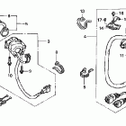 ST1300A Рулевые переключатели и троса