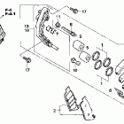 CB600F Передний тормозной суппорт