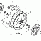 CBR600F4 Front wheel ('01-'06)
