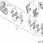 RVT1000R Передний тормозной суппорт