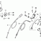 NSF100 Рулевые рычаги , переключатели и тросы