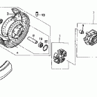 VT750DCA Заднее колесо