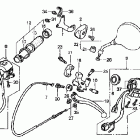 VT750DCA Рулевые переключатели и троса