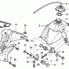 CR85RB Топливный бак