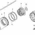 RVT1000R Сцепление