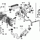 CB600F Радиатор