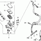 CBR600F4 Главный тормозной цилиндр - передний