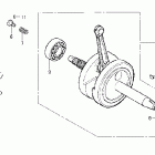 NSF100 Коленвал и поршни