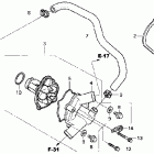 CBR600RR Водяной насос