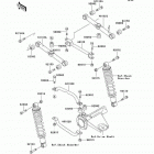 Bayou 300 4X4 (KLF300-C12) Задняя подвеска