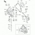 Prairie 650 4X4 (KVF650-A1) Крышки двигателя