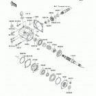Prairie 400 (KVF400-D2) Передняя коническая зубчатая передача