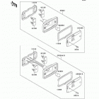 Bayou 300 4X4 (KLF300-C12) Фонарь