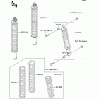 Prairie 400 (KVF400-D2) Амортизатор