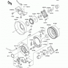 Prairie 400 4X4 (KVF400-C2) Задняя ступица колеса