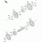 Prairie 400 4X4 (KVF400-C2) Валы и вилки переключения передач