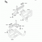 Bayou 300 4X4 (KLF300-C12) Подножки