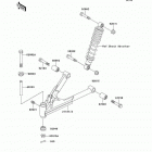 Bayou 220 (KLF220-A15) Передняя подвеска