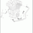 FLTRXSE 1TC6 CVO ROAD GLIDE (2025) COOLING SYSTEM, ENGINE, CENTER-COOLED
