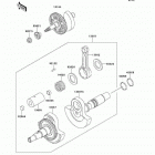Prairie 400 (KVF400-D2) Коленвал