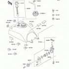 Prairie 400 (KVF400-D2) Топливный бак