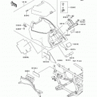 Prairie 650 4X4 Advantage Classic (KVF650-B1) Боковые обтекатели