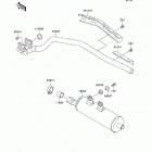 Prairie 400 (KVF400-D2) Глушитель