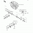Prairie 650 4X4 (KVF650-A1) Передняя коническая зубчатая передача