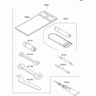 Prairie 650 4X4 (KVF650-A1) Owner's tools