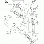 Prairie 300 4X4 (KVF300-A2) Воздухозаборник
