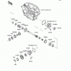 Prairie 650 4X4 Advantage Classic (KVF650-B1) Передняя коническая зубчатая передача