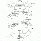 Prairie 650 4X4 (KVF650-A1) Decals(red)