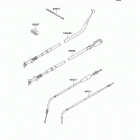 Bayou 300 4X4 (KLF300-C12) Тросы управления