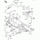 Prairie 650 4X4 (KVF650-A1) Рама ,крепежные детали