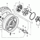 VTX1800F2 Rear wheel (vtx1800f)