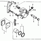 CR85RB Передний тормозной суппорт