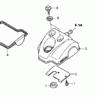 CRF250R Крышка головки цилиндров