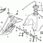 CRF100F Топливный бак