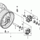VTR1000F Заднее колесо
