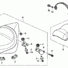 VTX1300S Сидение