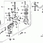 CBR1000RR Главный тормозной цилиндр - передний
