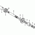 CRF100F Кик стартер