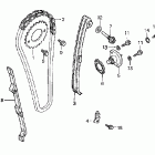 CRF230F Цепь ГРМ и натяжитель