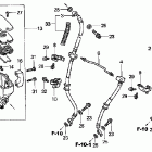 VTX1800F2 Главный тормозной цилиндр - передний