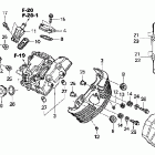 VTX1300C Крышка головки переднего цилиндра