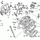 VT750DCB Головка цилиндров передняя