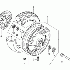 VTX1300C Переднее колесо