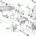 CBR600F4 Задний амортизатор
