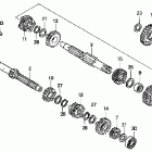 CRF150F Трансмиссия