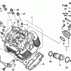 VTX1800F2 Головка цилиндров передняя